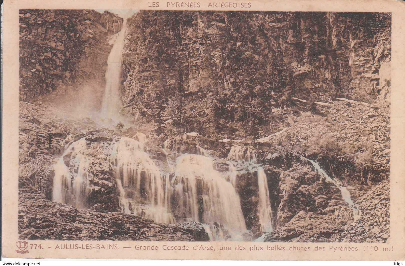 Aulus Les Bains - Grande Cascade D'Arse - Oust