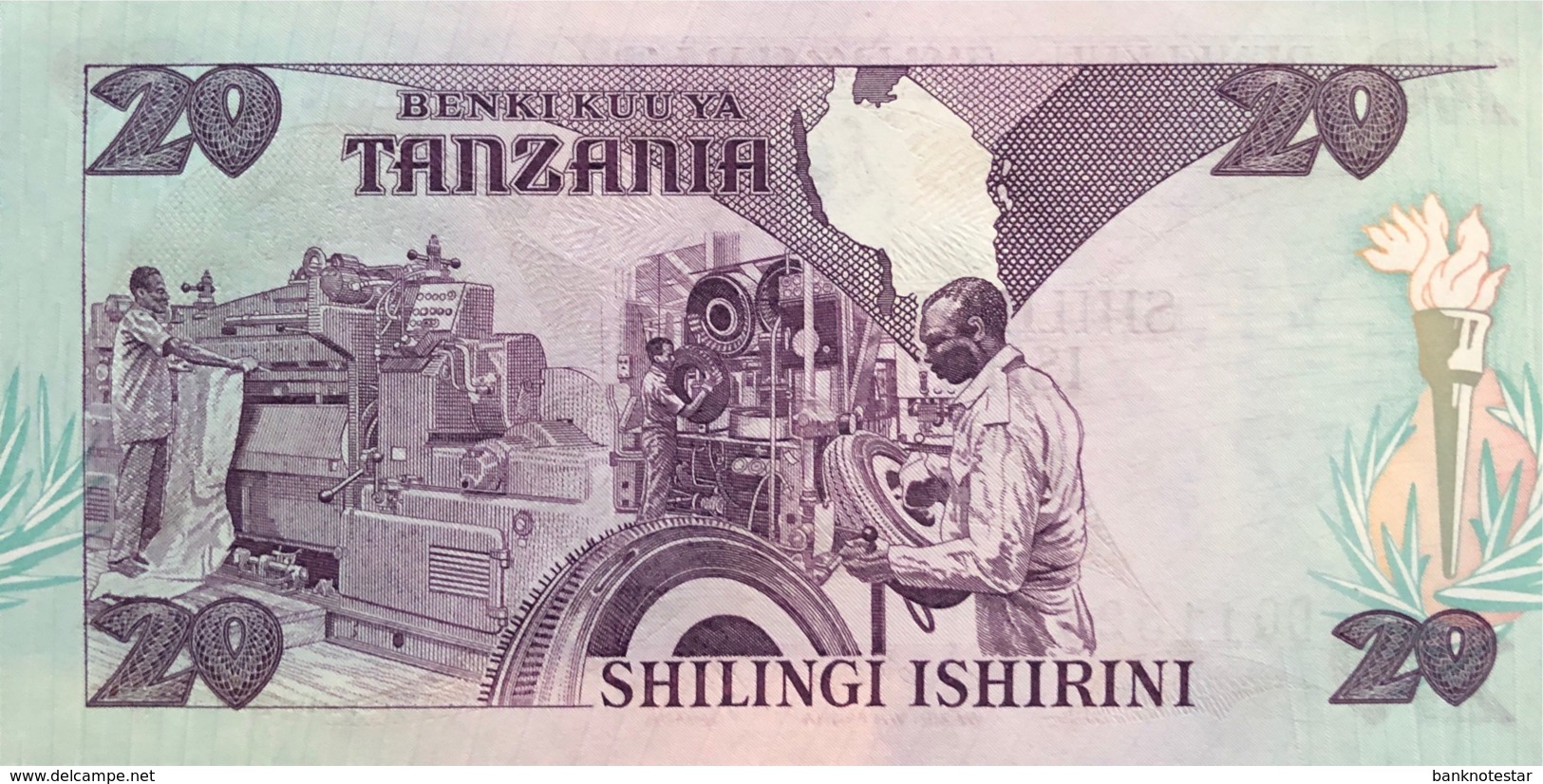 Tanzania 20 Shilingi, P-15 (1987) - UNC - Tanzania