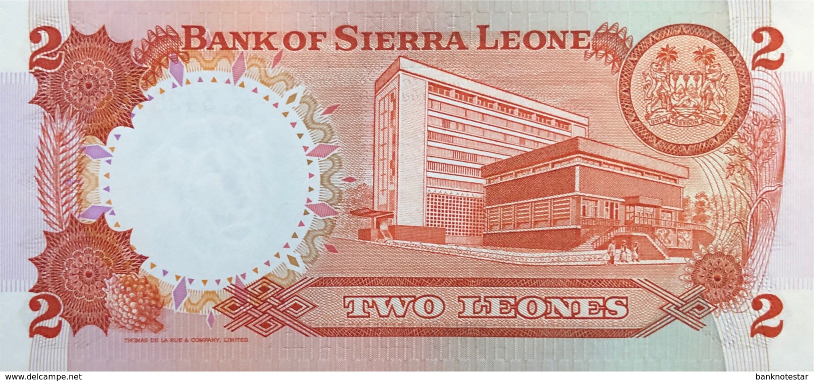 Sierra Leone 2 Leones, P-6h (4.8.1985) - UNC - Sierra Leone