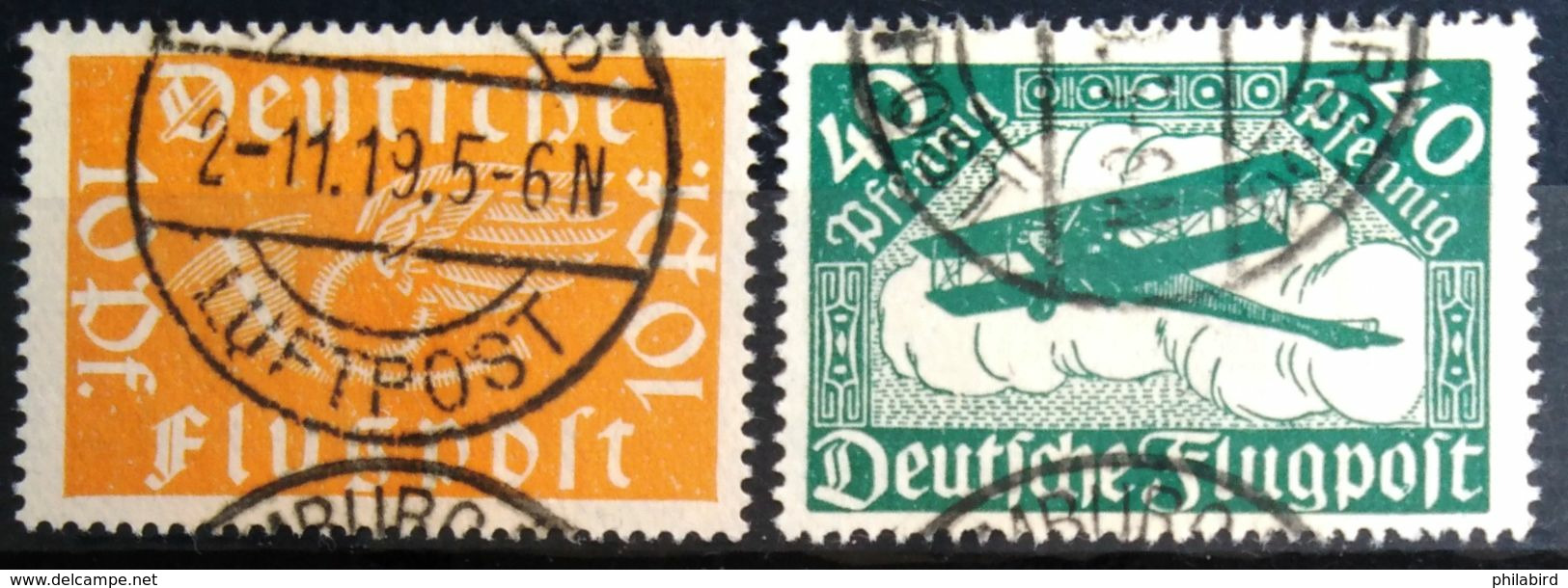 ALLEMAGNE EMPIRE                       P.A 1/2                   OBLITERE - Correo Aéreo & Zeppelin
