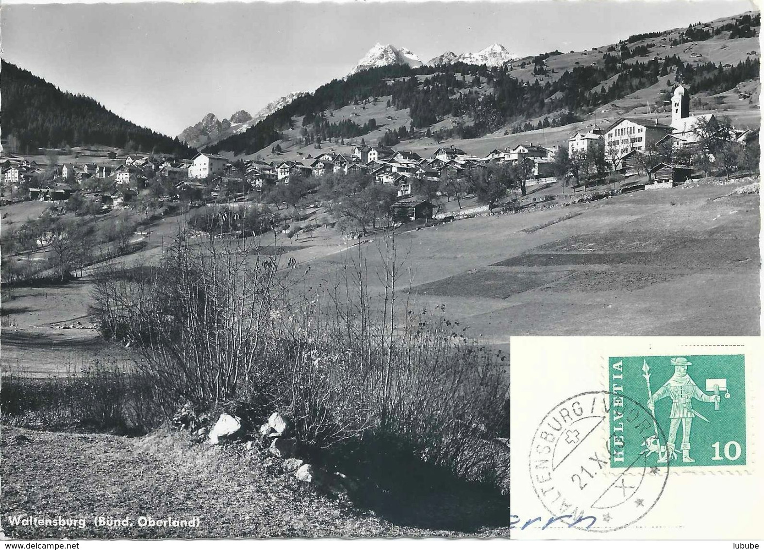 Waltensburg - Bündner Oberland          Ca. 1950 - Waltensburg/Vuorz