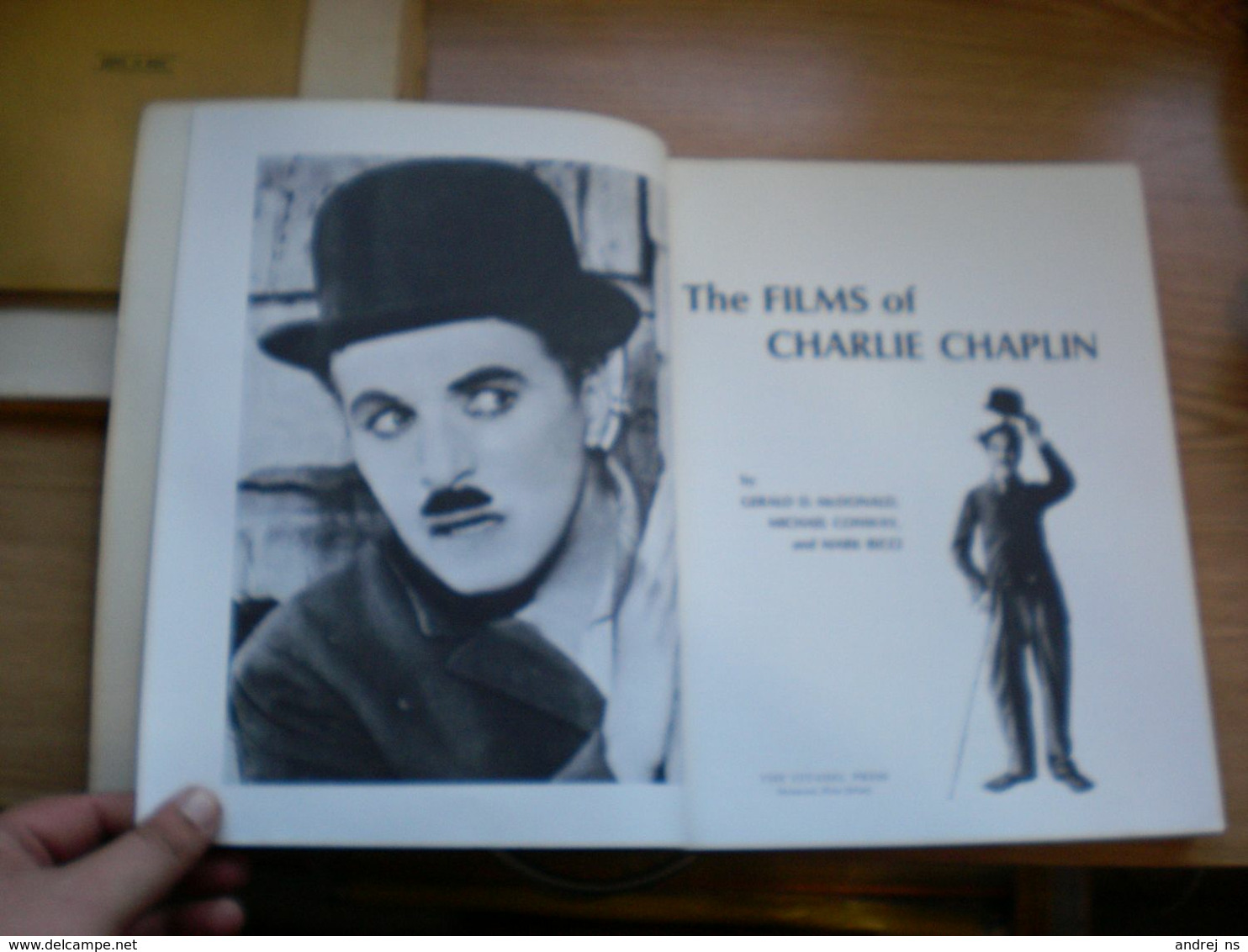 The Films Of Charlie Chaplin Gerald D Nc Donald, Michael Conway And Mark Ricci  224 Pages Big Book - Movie