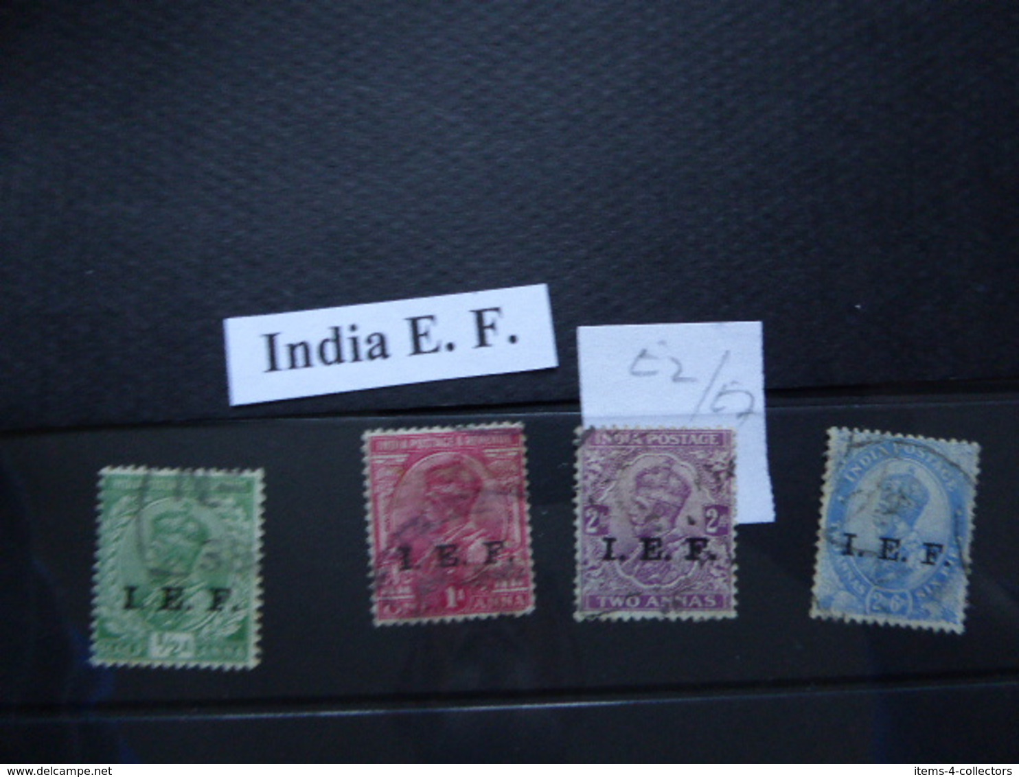 INDIA I.E.F SG E2-E6 Fine Used As Per Scan - Andere & Zonder Classificatie