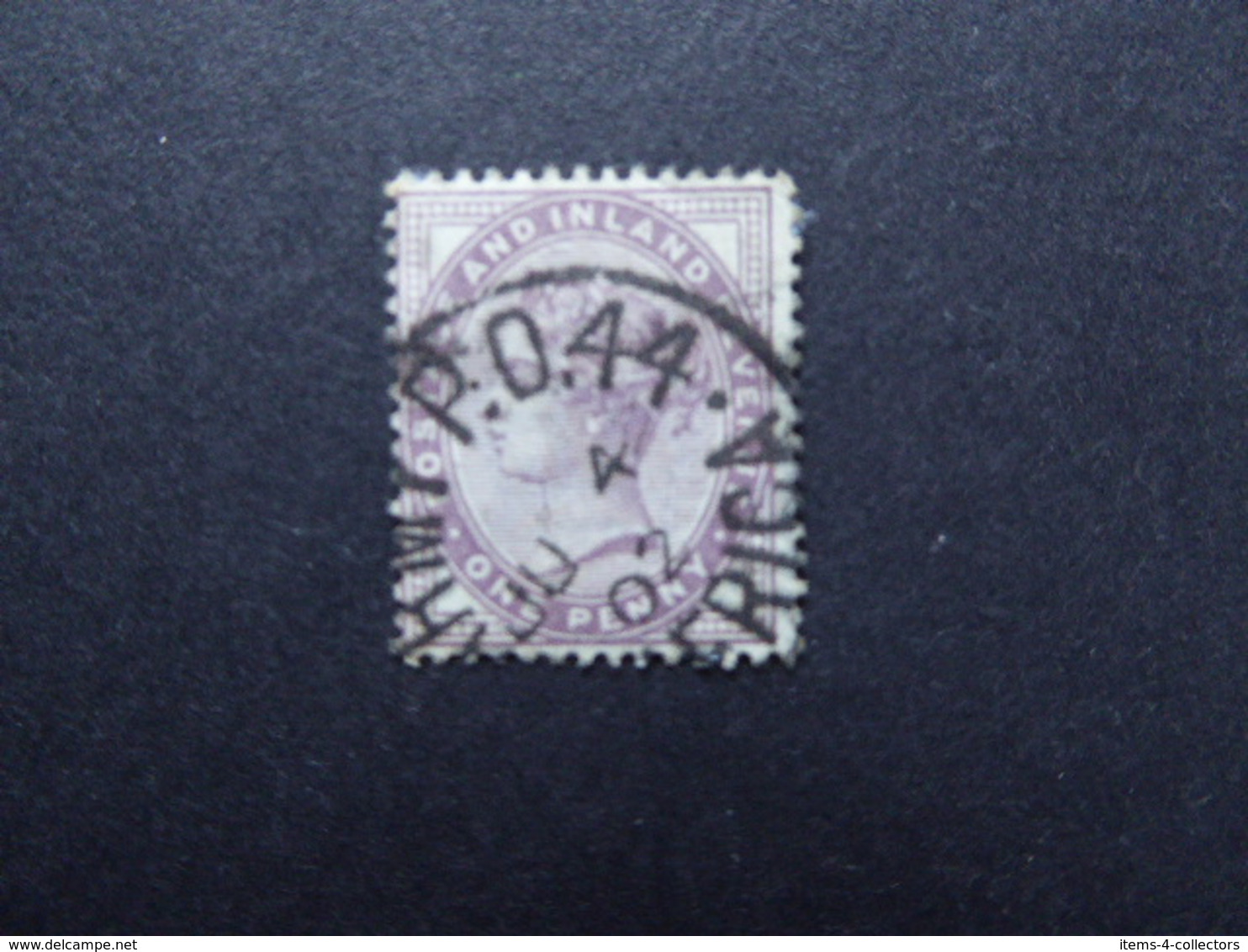 GREAT BRITAIN SG F8 INLAND REVENUE Used ABROAD ARMY PO 44 [SOUTH AFRICA] JU 2 1902 - Ohne Zuordnung