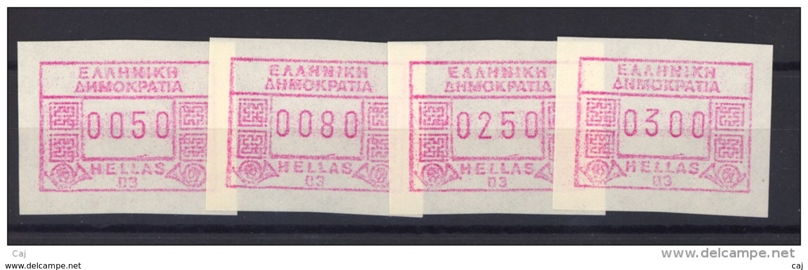 02070 -   Grèce  -  ATM.  :   Yv  9  **   Ap3 - Machine Labels [ATM]