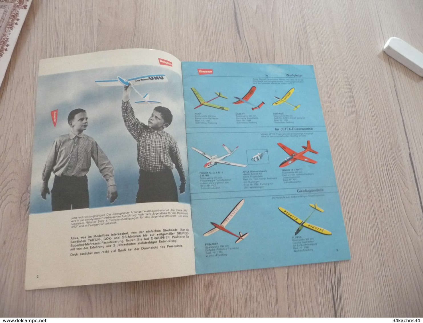 Catalogue Pub Publicité  FSP Groupner Flug Und Schiffs Modell Bau Modélisme Avions Bateaux - Literature & DVD