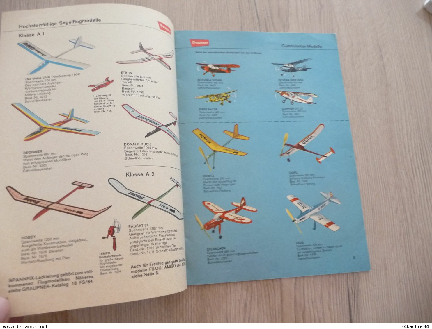 Catalogue Pub Publicité  FSP Groupner Flug Und Schiffs Modell Bau Modélisme Avions Bateaux - Letteratura & DVD