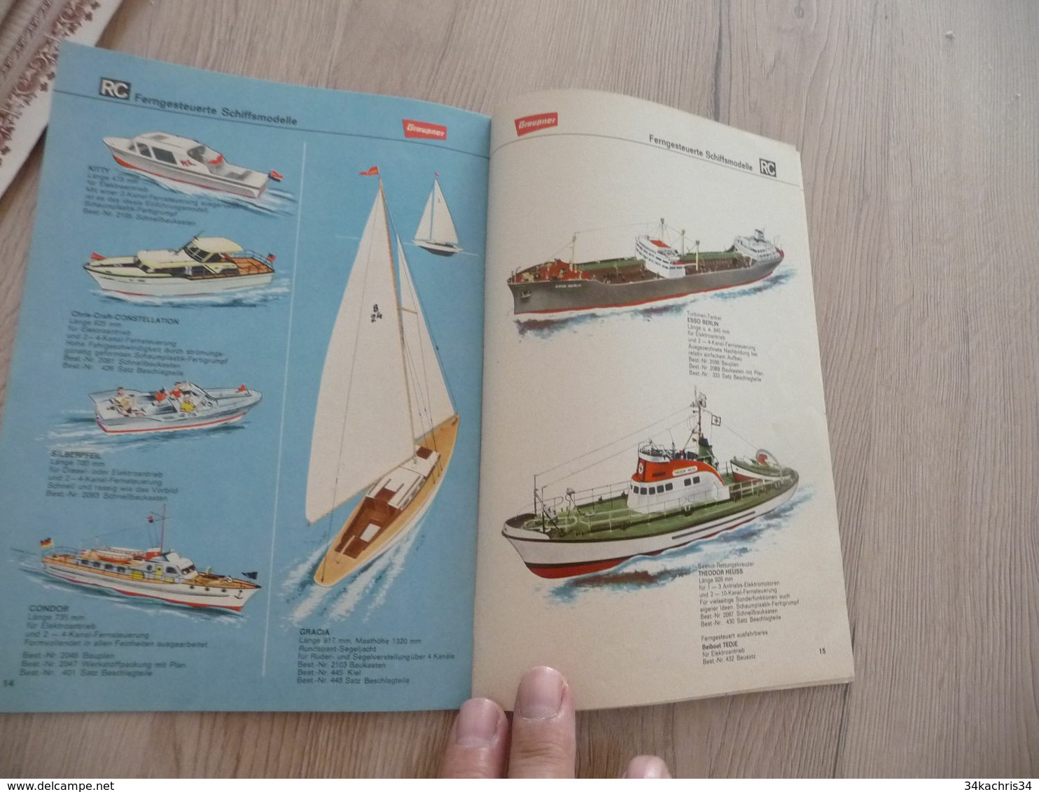 Catalogue Pub Publicité  FSP Groupner Flug Und Schiffs Modell Bau Modélisme Avions Bateaux - Letteratura & DVD