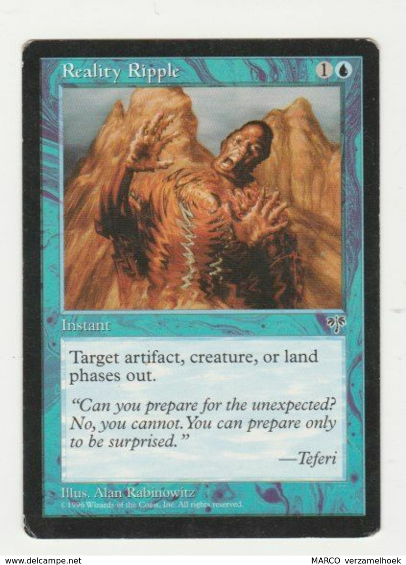 Magic The Gathering Reality Ripple 1996 Deckmaster - Blue Cards