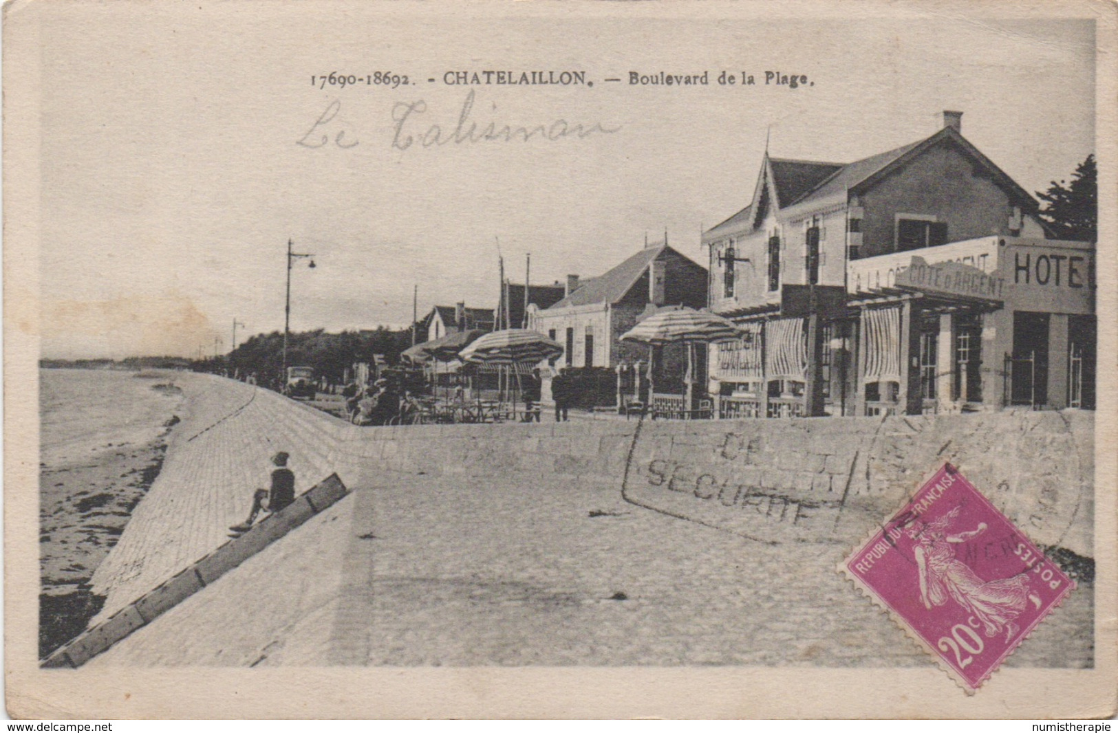 Chatelaillon : Boulevard De La Plage (Voyagé) - Châtelaillon-Plage