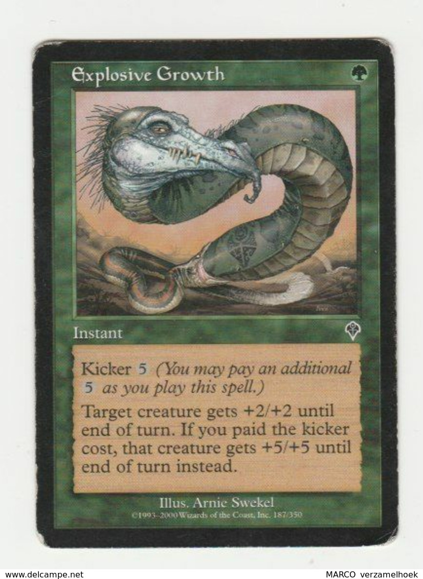 Magic The Gathering Explosive Growth 1993-2000 Deckmaster - Cartes Vertes