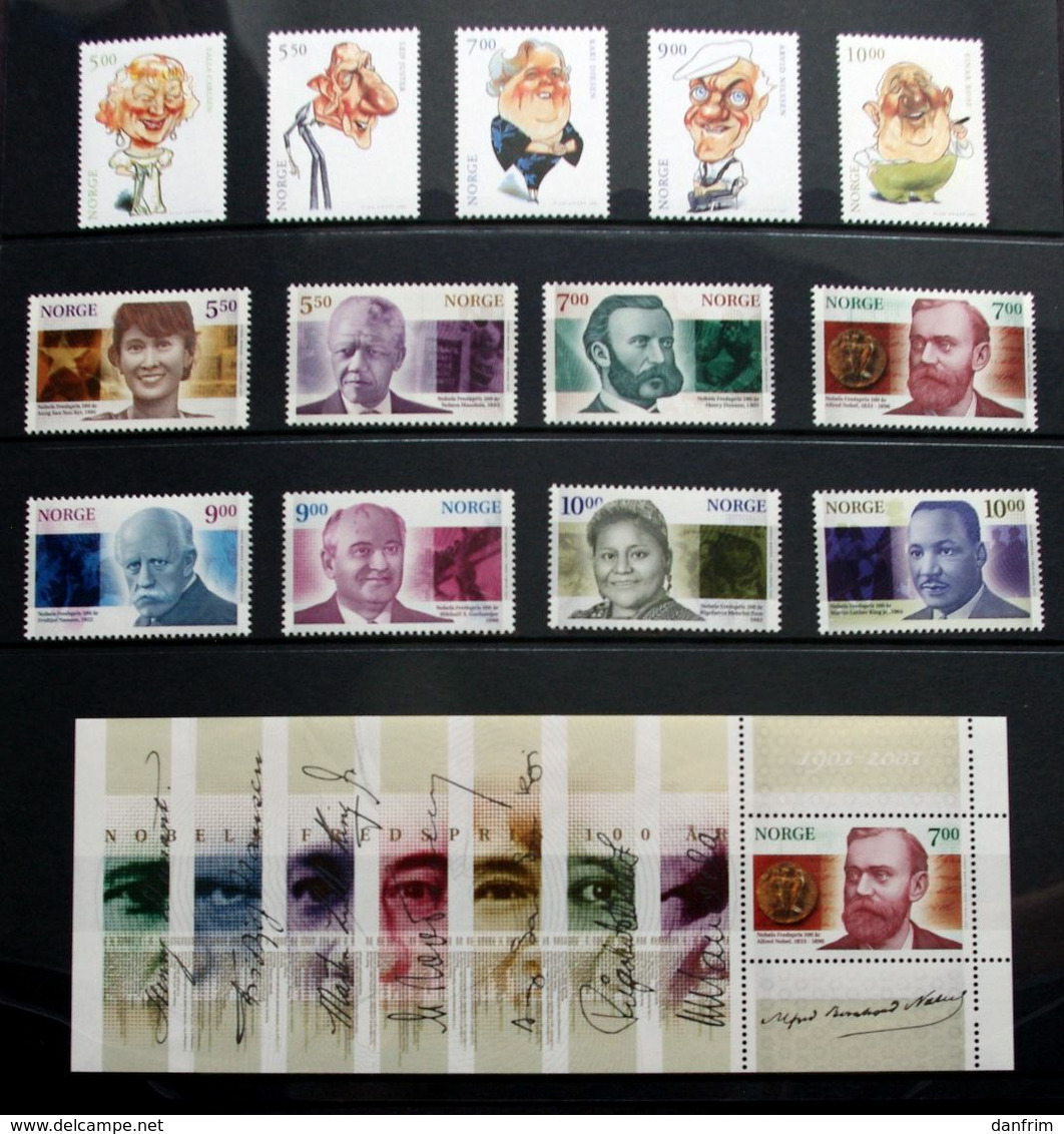 Norway 2001 - Full Year MNH (**)  ( Lot KS ) - Años Completos