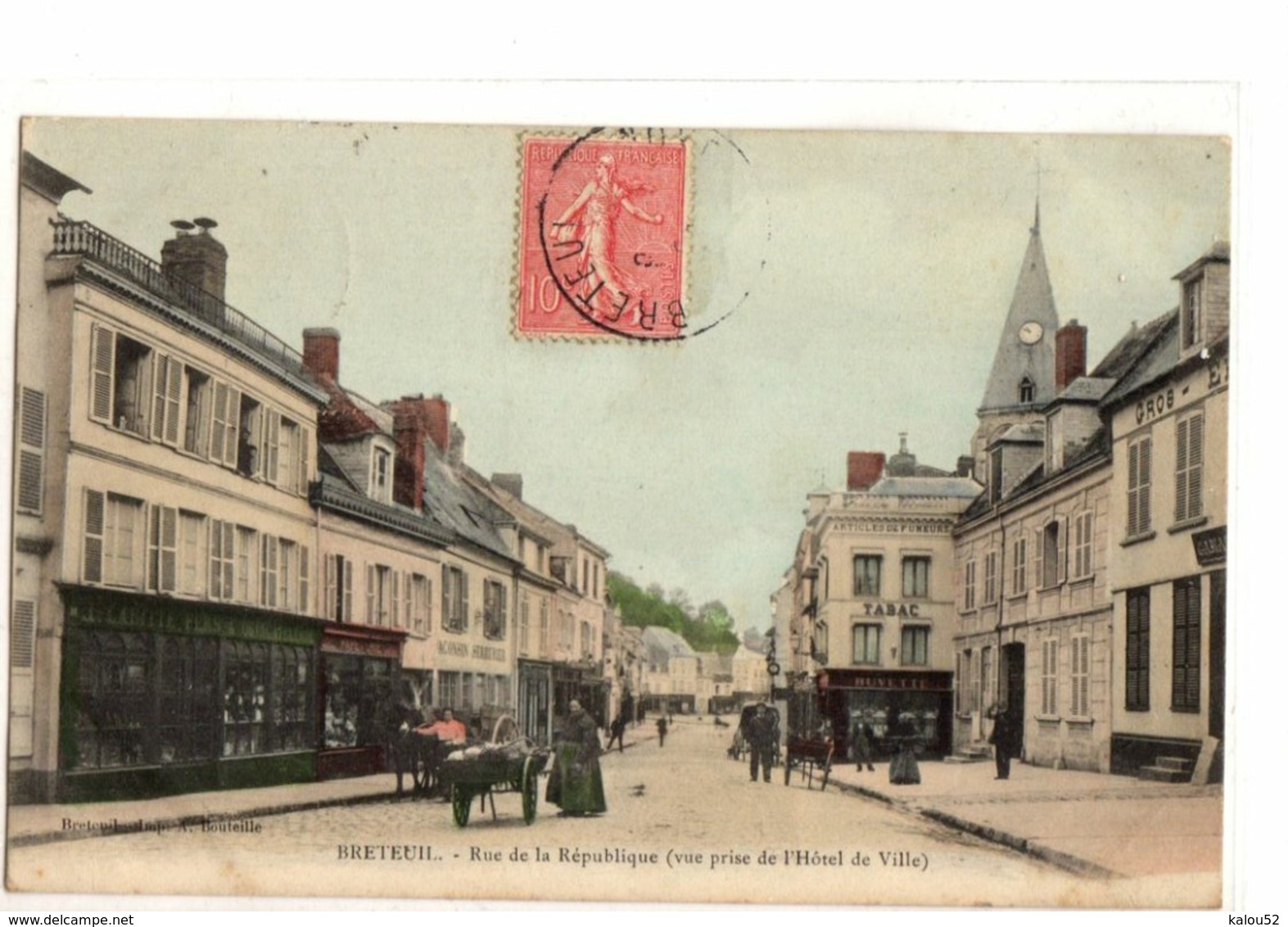 BRETEUIL  /        RUE DE LA REPUBLIQUE - Breteuil