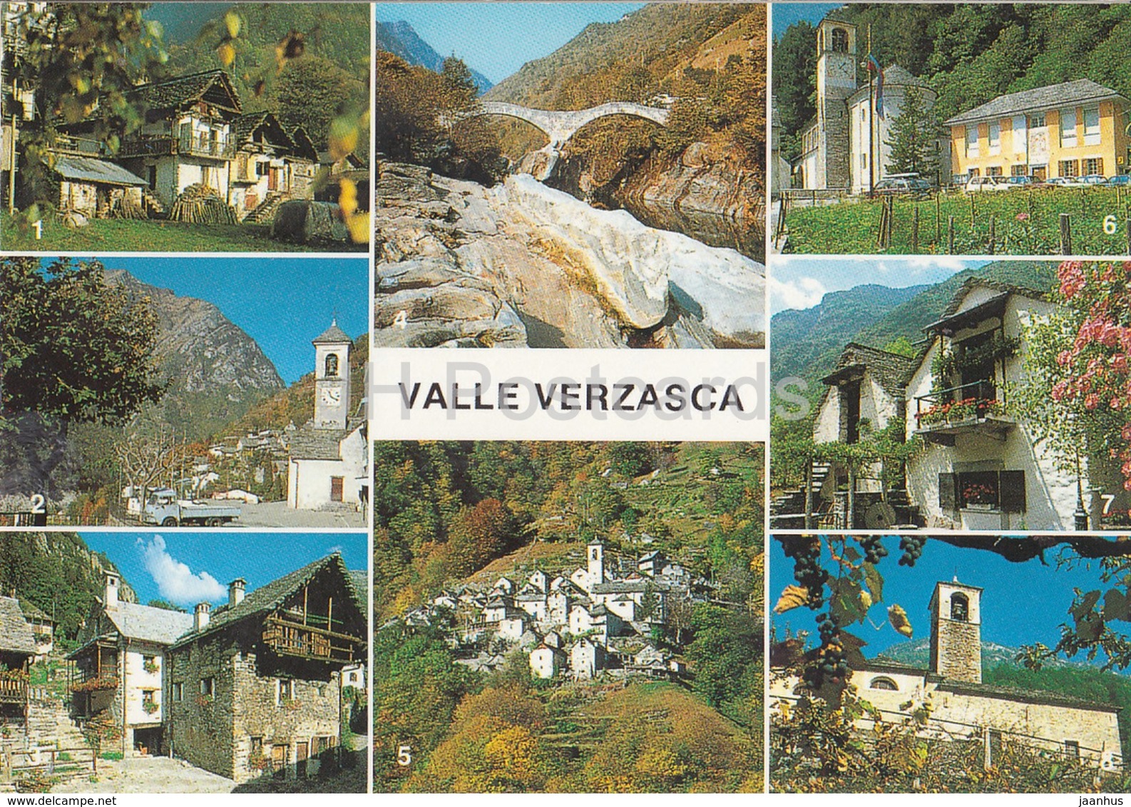 Valle Verzasca - Frasco - Vogorno - Sonogno - Lavertezzo - Corippo - Brione - Multiview - 2004 - Switzerland - Used - Brione Sopra Minusio