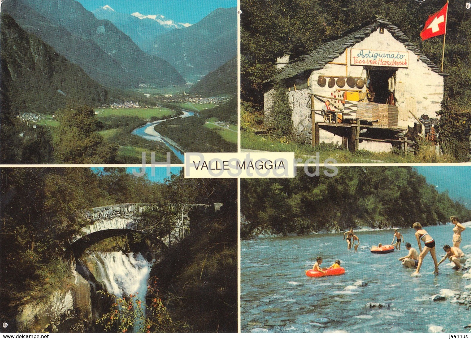 Valle Maggia - Gordevio - River - Children - 8758 - Switzerland - Used - Maggia