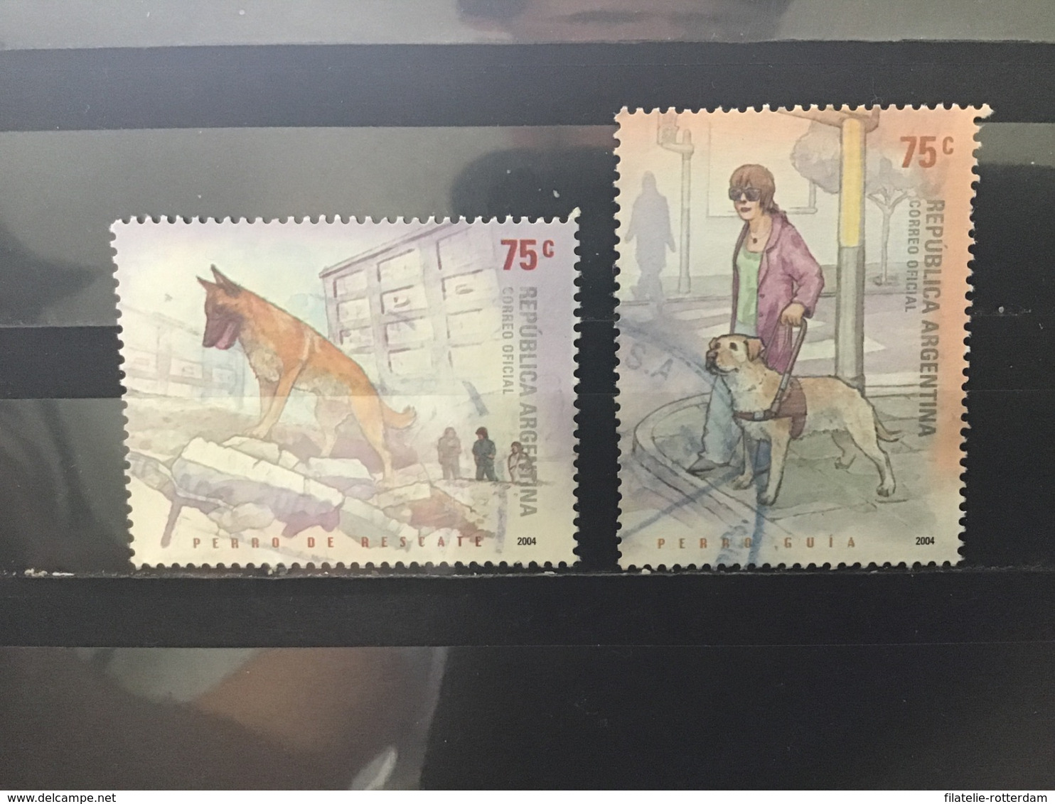 Argentinië / Argentina - Complete Set Getrainde Honden (75) 2004 - Used Stamps