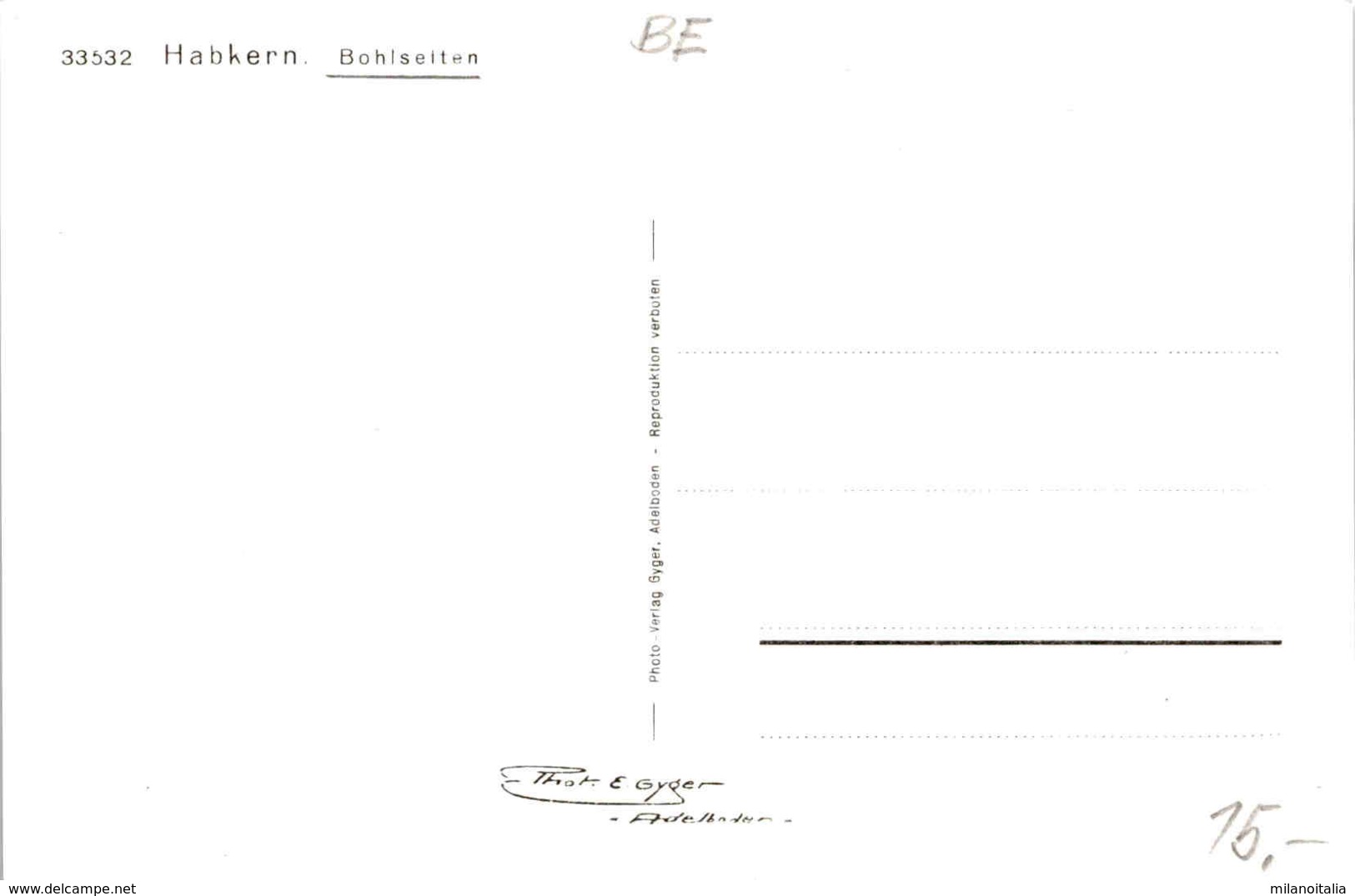 Habkern - Bohlseiten (33532) - Habkern