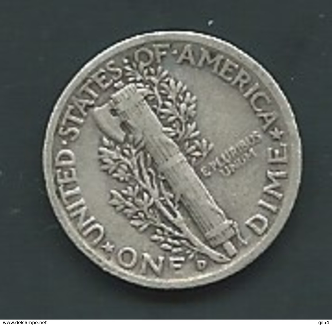 Etats-unis One Dime 1939  ,  Argent  Silver  Laupi13308 - 1916-1945: Mercury (Mercure)