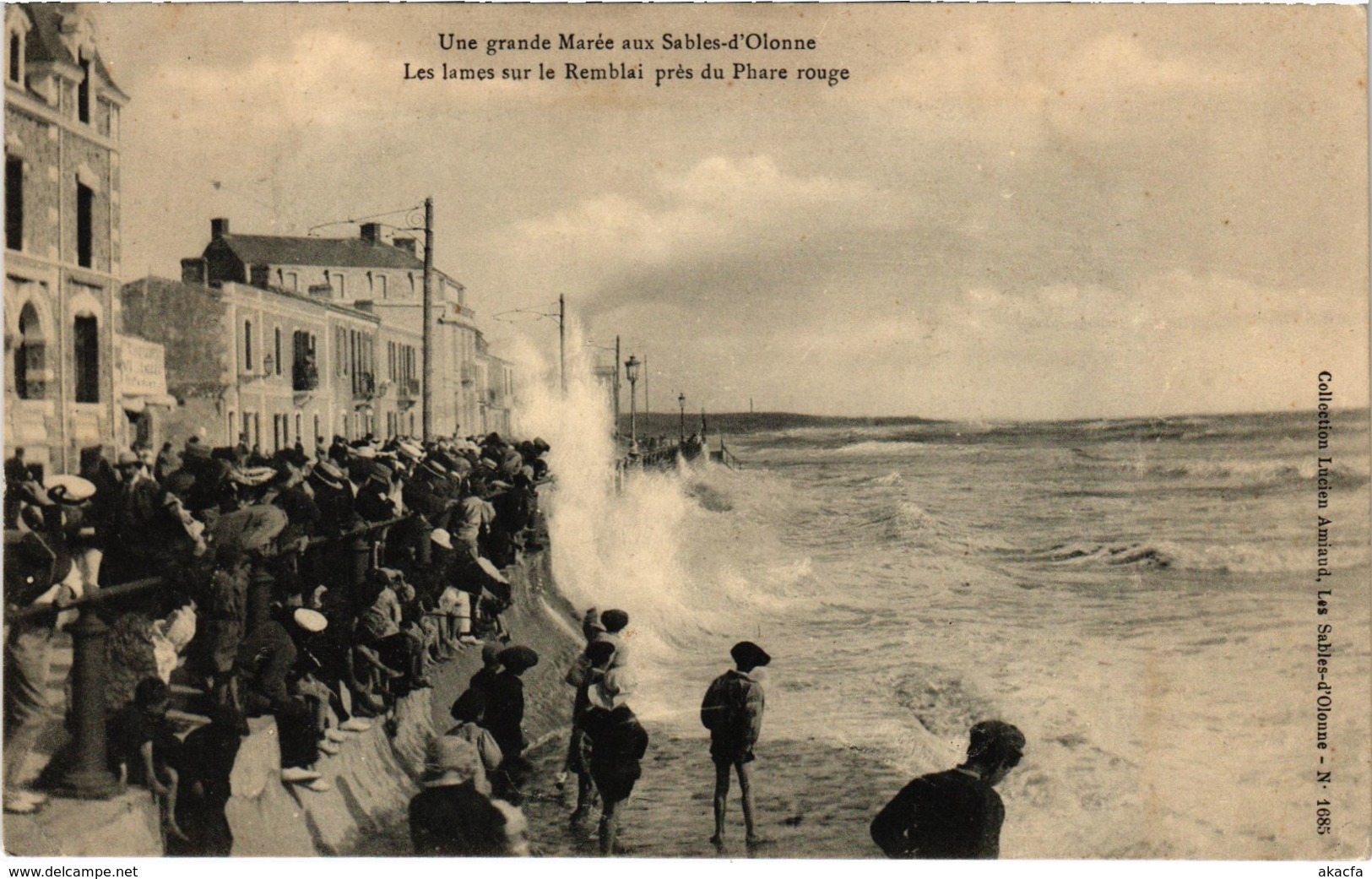 CPA Une Grande Marée Aux SABLES-d'OLONNE (112615) - Saint Florent Des Bois