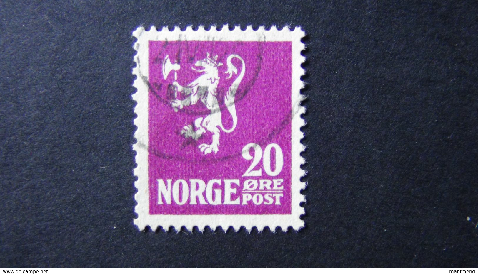 Norway - 1922 - Mi:NO 106 Sn:NO 101 Yt:NO 98 - Used - Look Scan - Gebraucht