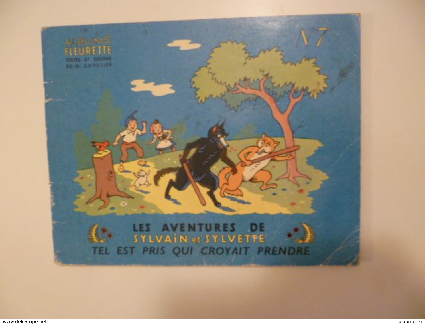 Bande Dessinée De M. Cuvillier / Les Aventures De SYLVAIN Et SYLVETTE N°7 Tel Est Pris Qui Croyait Prendre 1954 /fleurus - Sylvain Et Sylvette