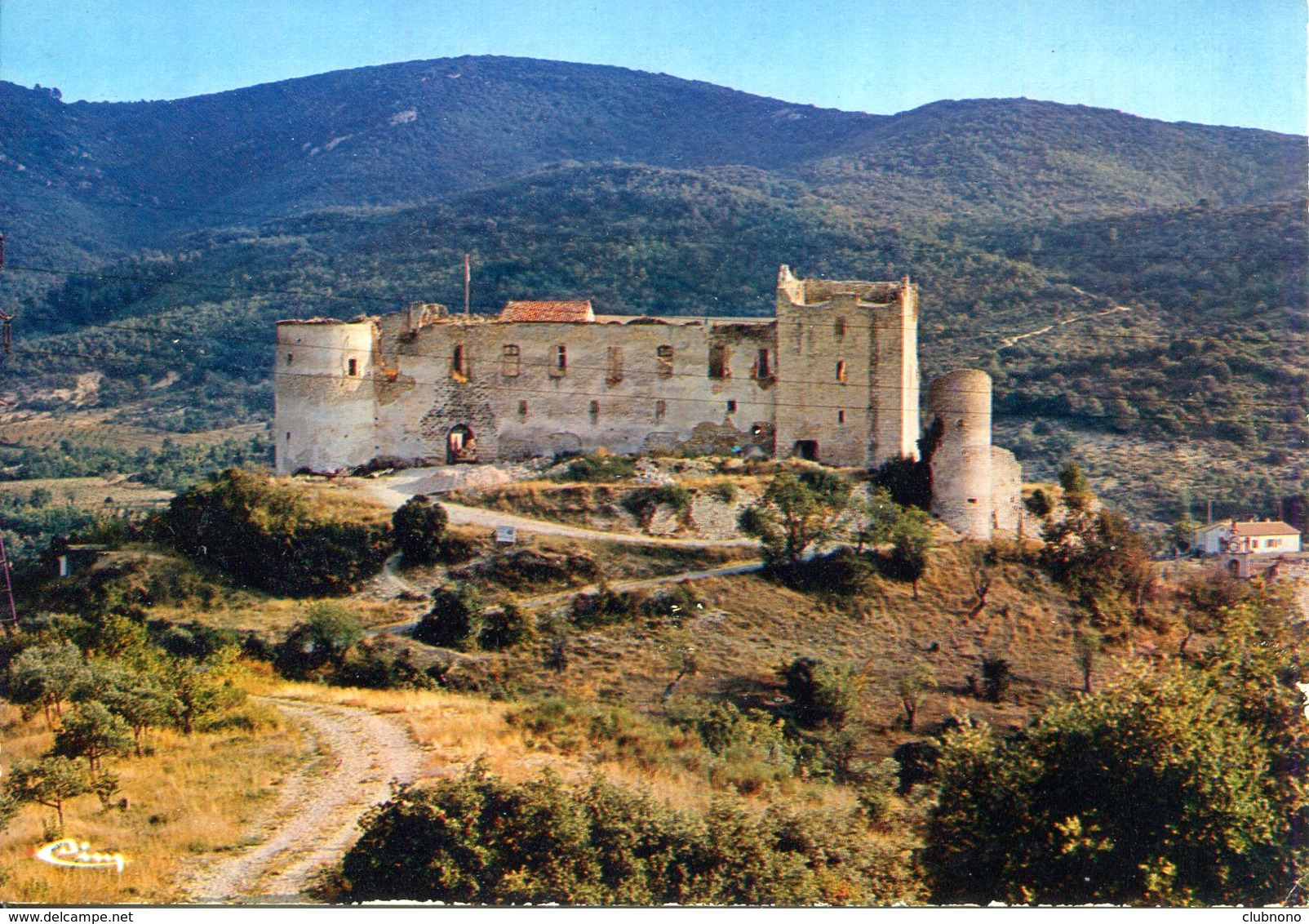 CPSM - GREOUX-LES-BAINS -  CHATEAU DES TEMPLIERS - Gréoux-les-Bains