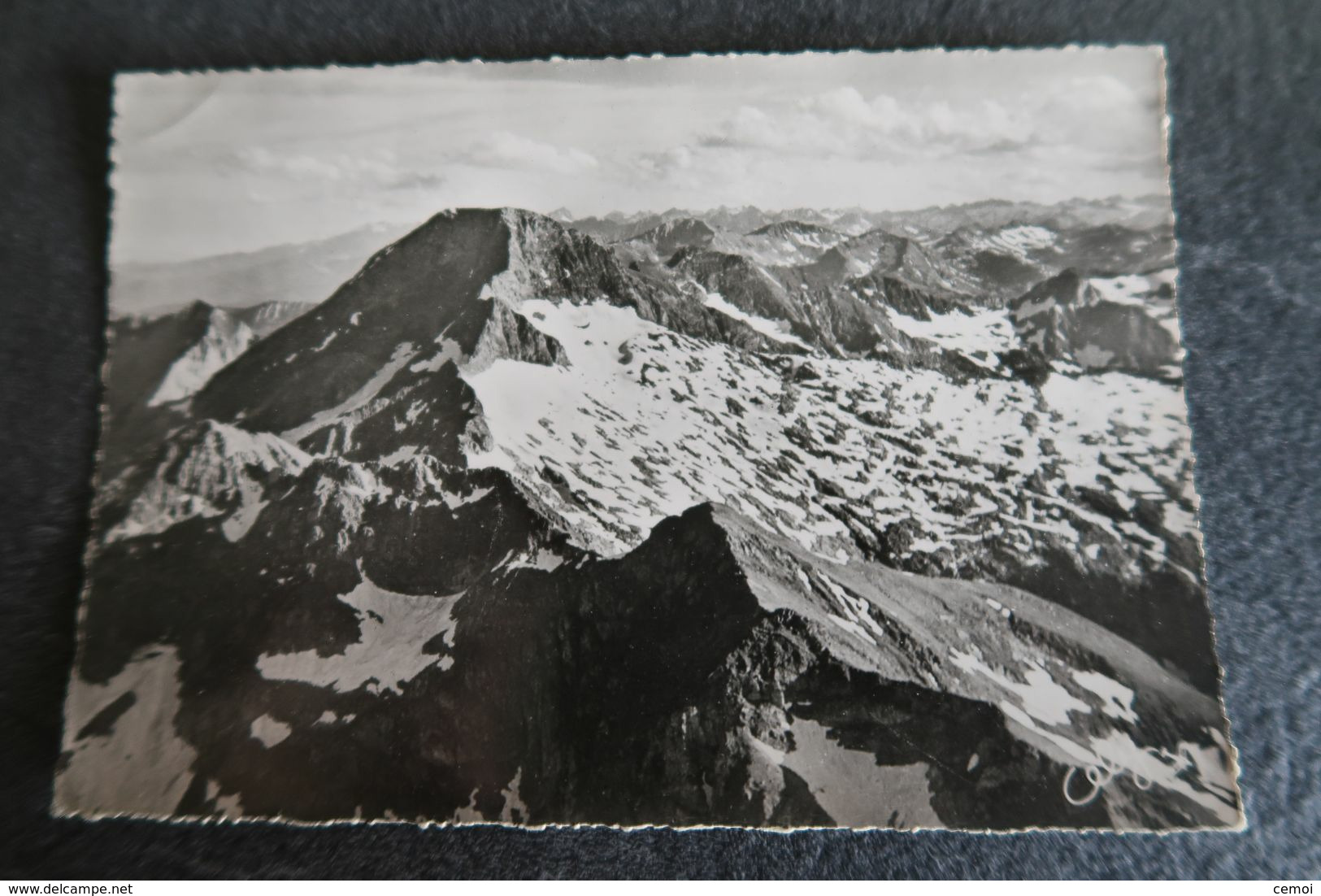 CPSM - Vue Aérienne Du Mont Vallier (09) - En Avant Le Long De La Crête Mont Vaillerat Et Le Col De Cruzous - Altri & Non Classificati