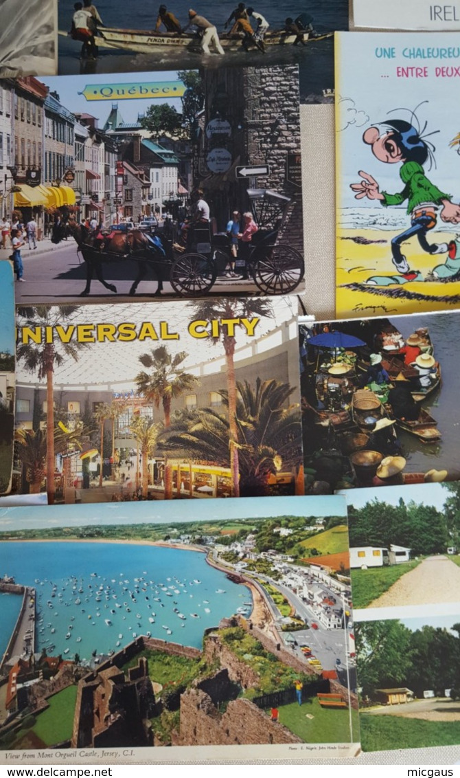 Lot De 43 Cartes Postales Modernes  -majoritairement étrangères - En Vrac - 5 - 99 Postcards