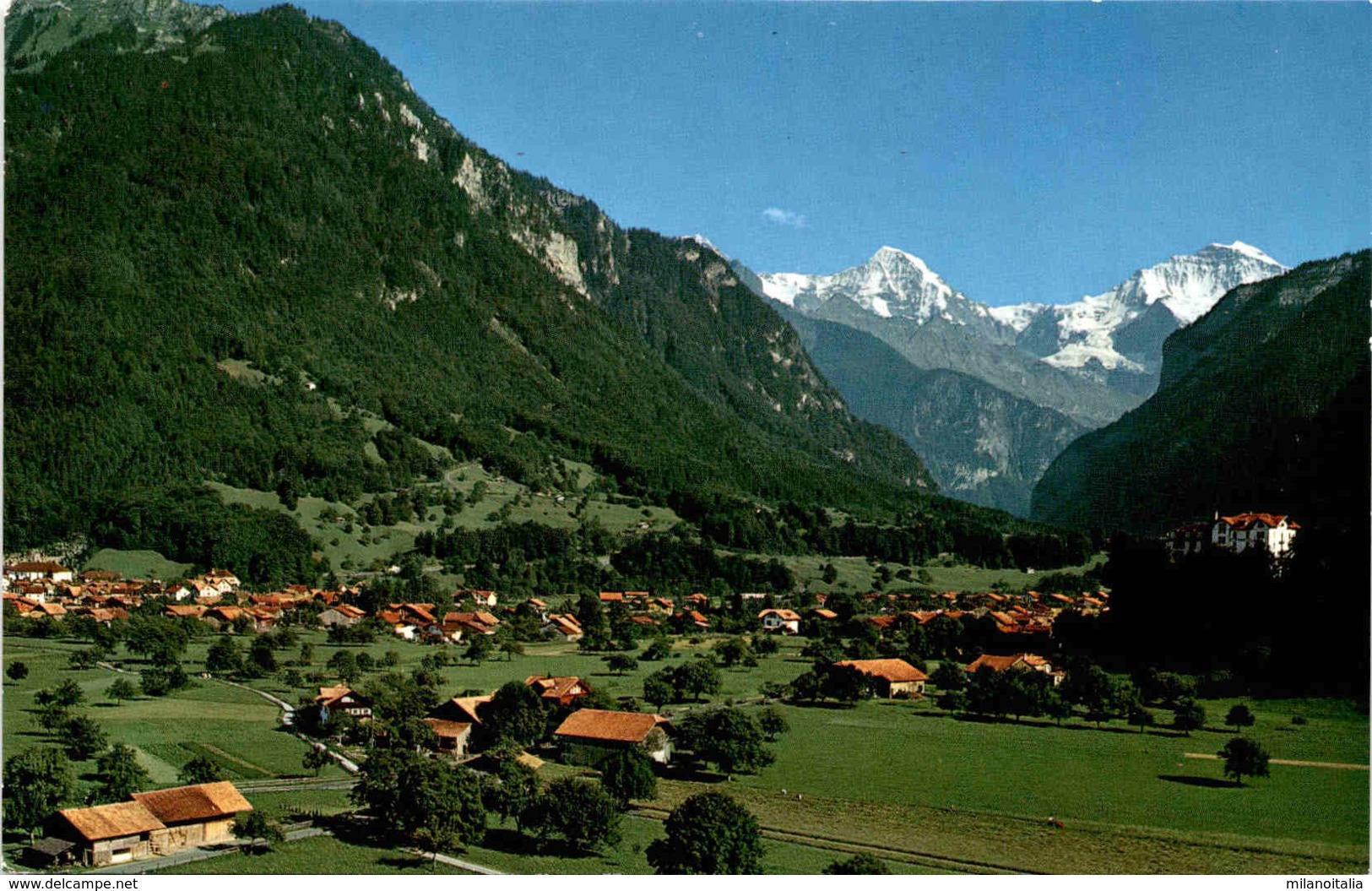 Wilderswil - Gsteig Mit Mönch Und Jungfrau (8556) - Gsteig Bei Gstaad