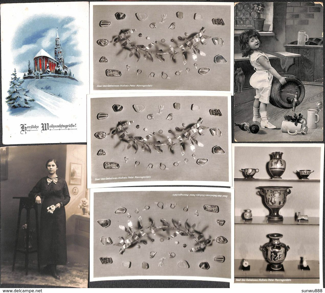 Fantasie Deutschland Lot +50 Postcards (Kind Blume Katze.....) Zie See Scans - Autres & Non Classés