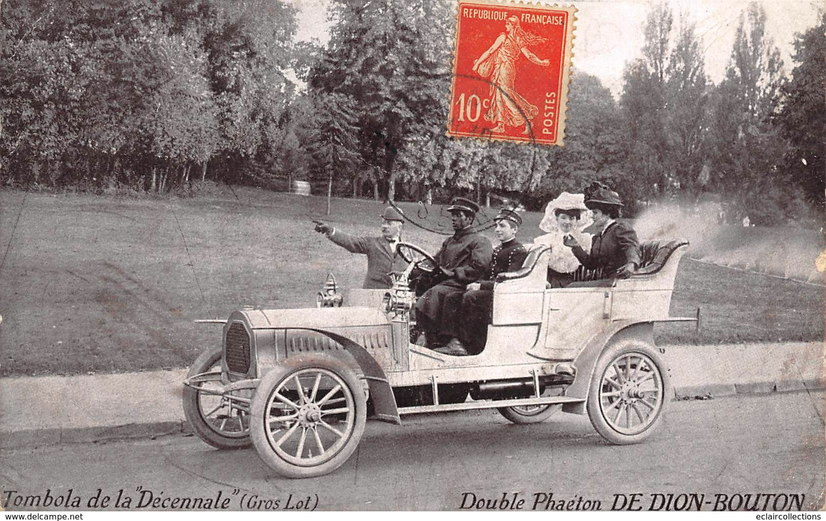 Thème Automobile:   Voiture De Dion-Bouton. Double Phaeton (voir Scan) - Turismo