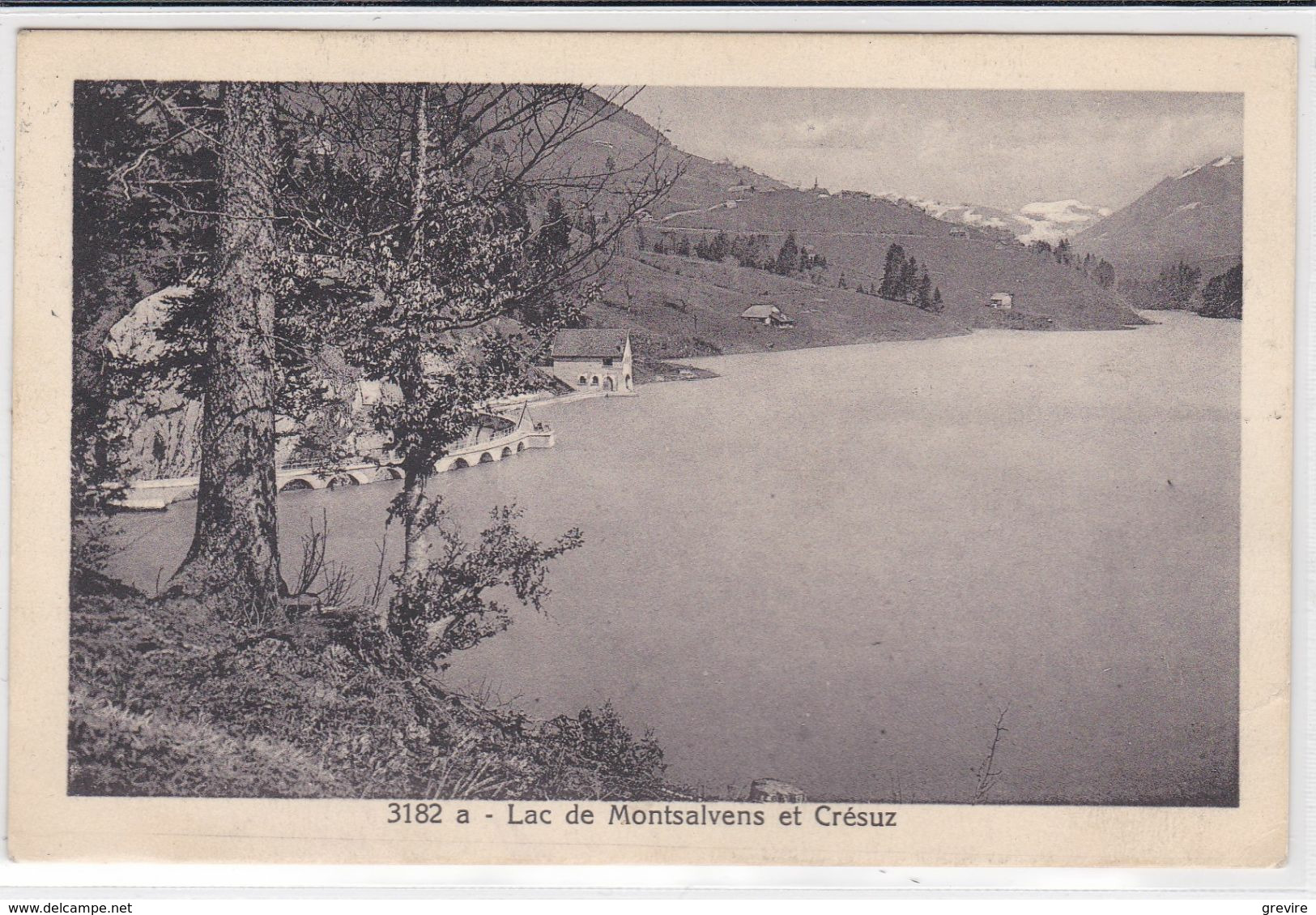 Lac De Montsalvens Et Crésuz - Crésuz