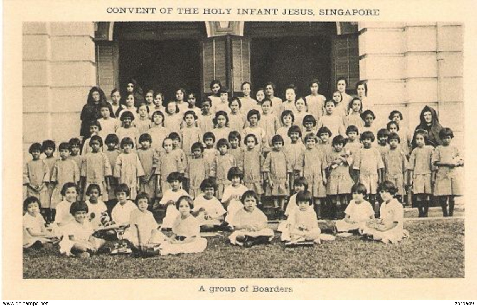 SINGAPOUR Convent Of The  Holy Infant Jesus  A Group Of Boarders - Chine