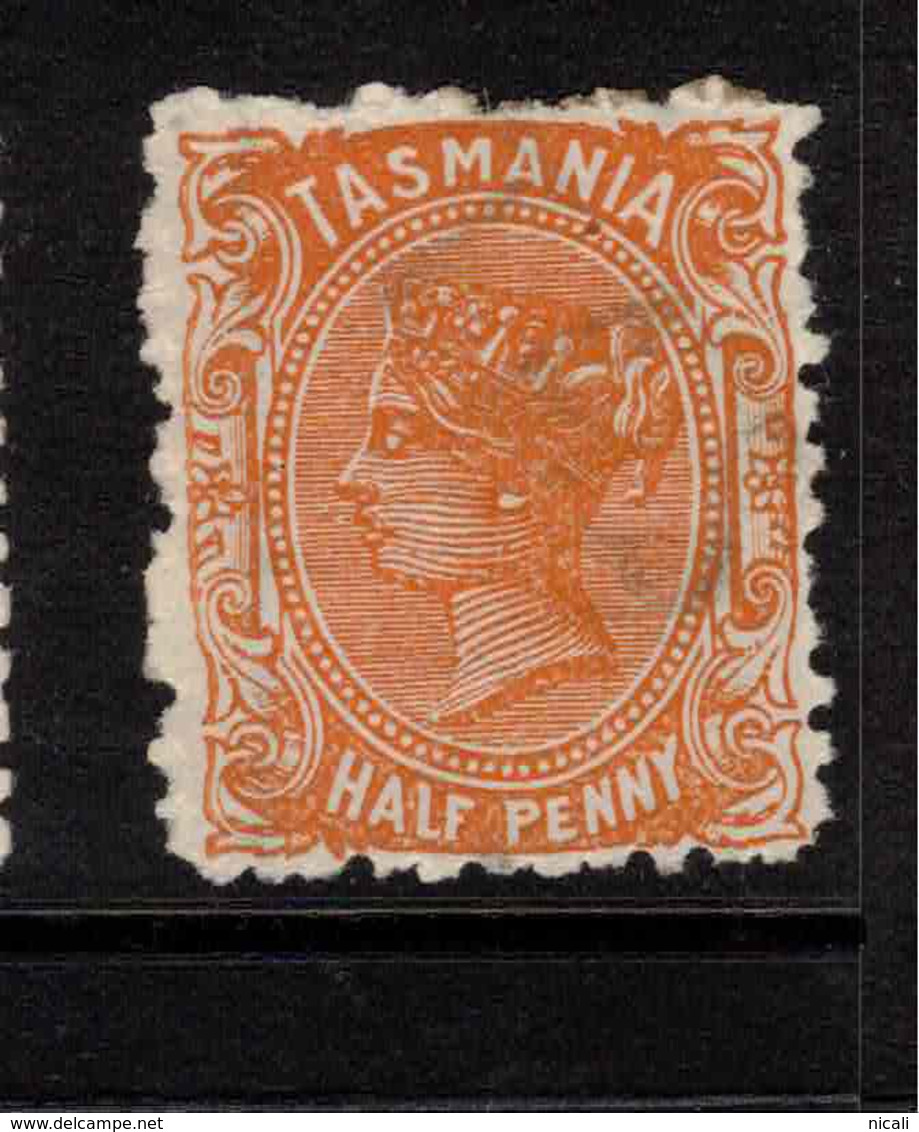 TASMANIA 1891 1/2d Brown-orange QV SG 170 HM #BJG08 - Ungebraucht