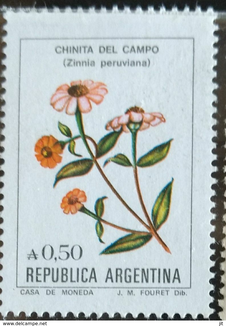 117. ARGENTINA (0.50) STAMP FLOWERS . MNH - Nuevos