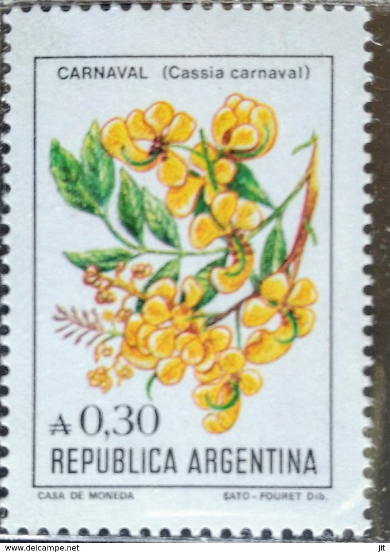 117. ARGENTINA (0.30) STAMP FLOWERS . MNH - Unused Stamps