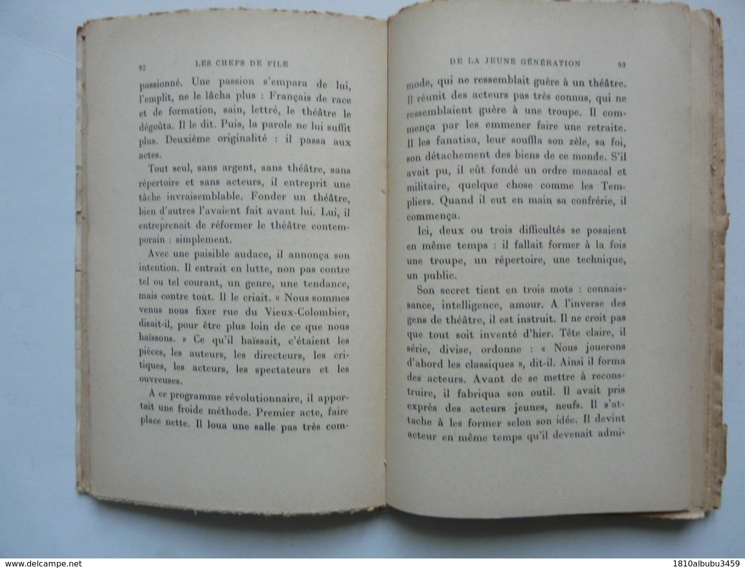 OUVRAGE DEDICACE - LES CHEFS DE FILE DE LA JEUNE GENERATION Par Lucien DUBECH - Altri & Non Classificati