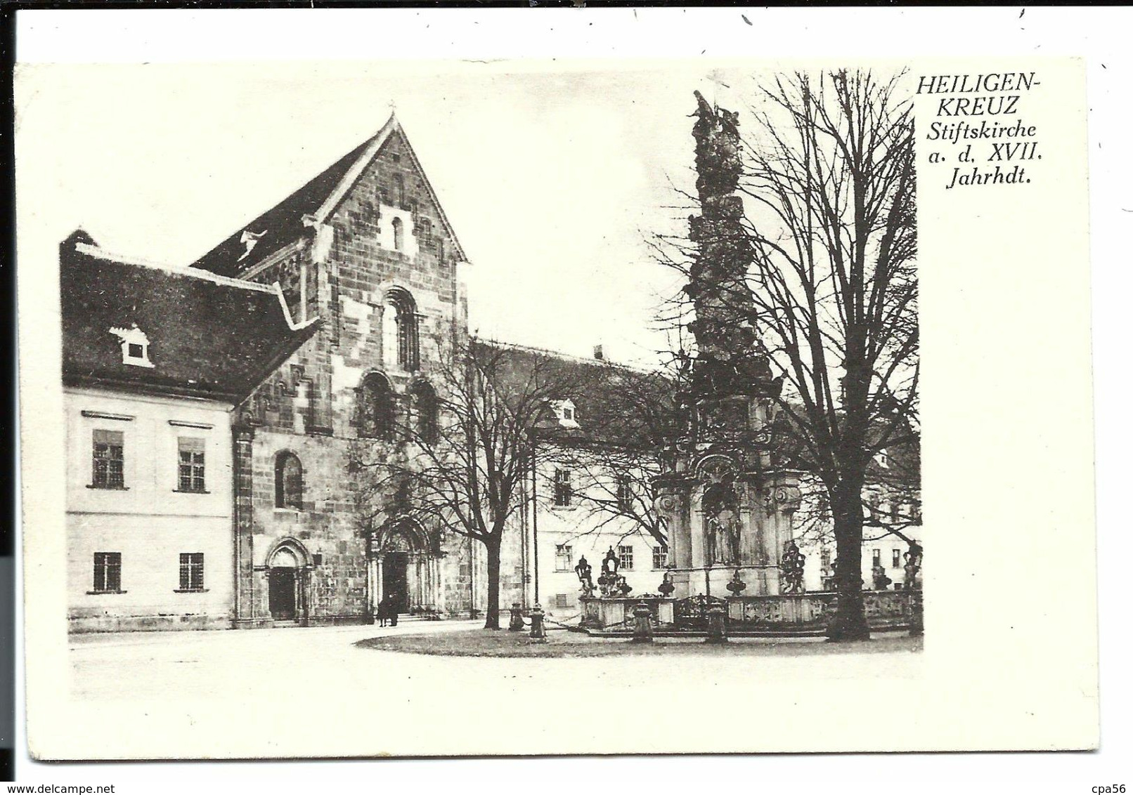 Heiligen-kreuz Stiftskirche - Seht Alte Karte - Heiligenkreuz