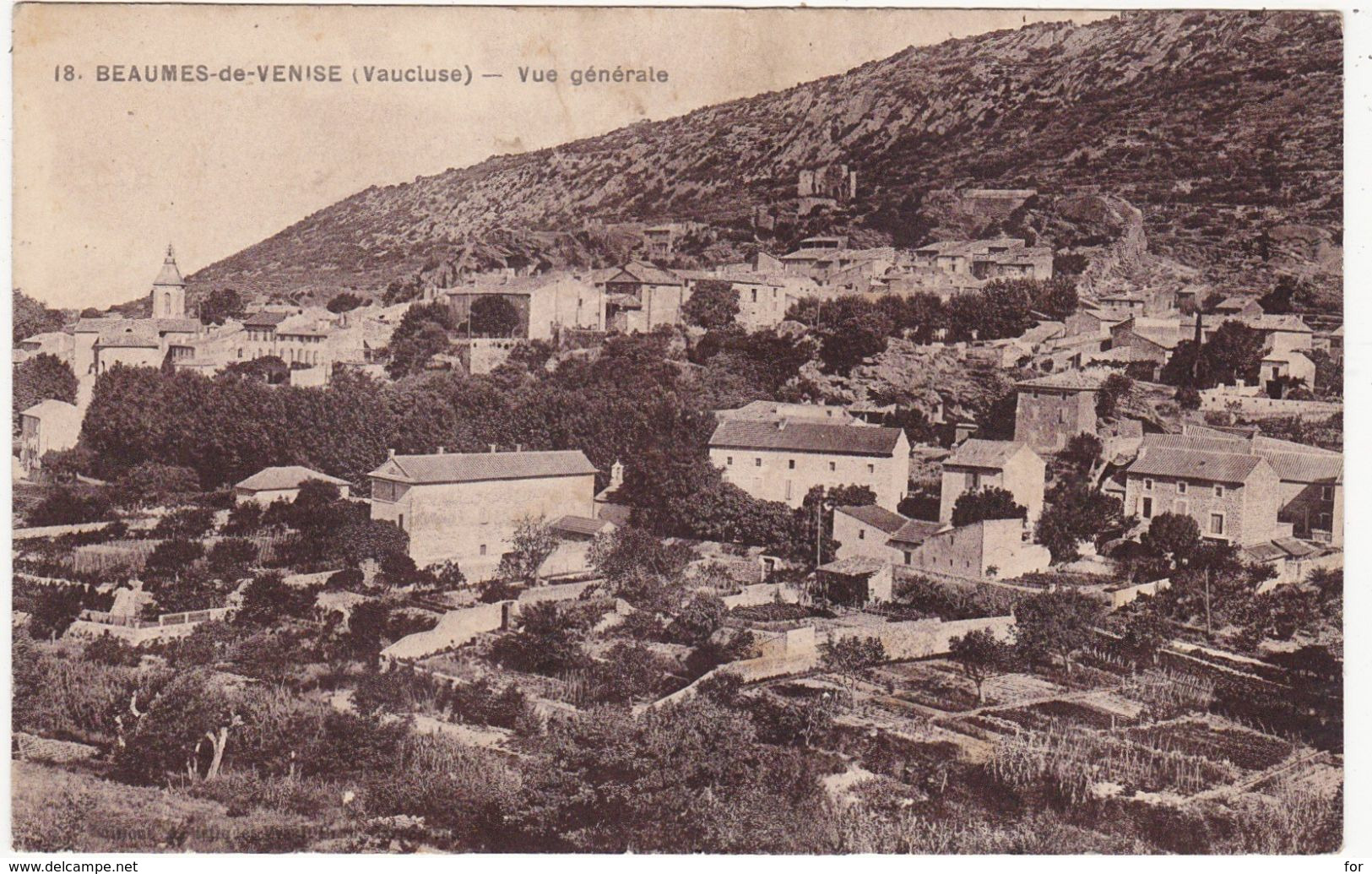 Vaucluse : BEAUMES De VENISE : Vue Générale - Beaumes De Venise