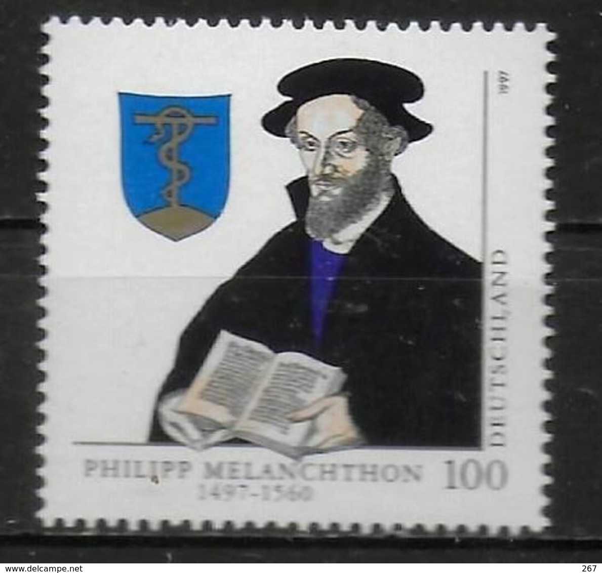 ALLEMAGNE   N° 1734  * *    Humaniste Philipp Melanchthon - Theologians