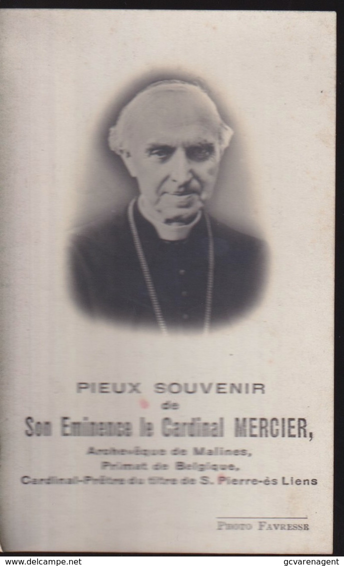 CARDINAL MERCIER   BRAINE L'ALLEUD 1851 - BRUXELLES  1926  -   2 SCANS - Fiançailles