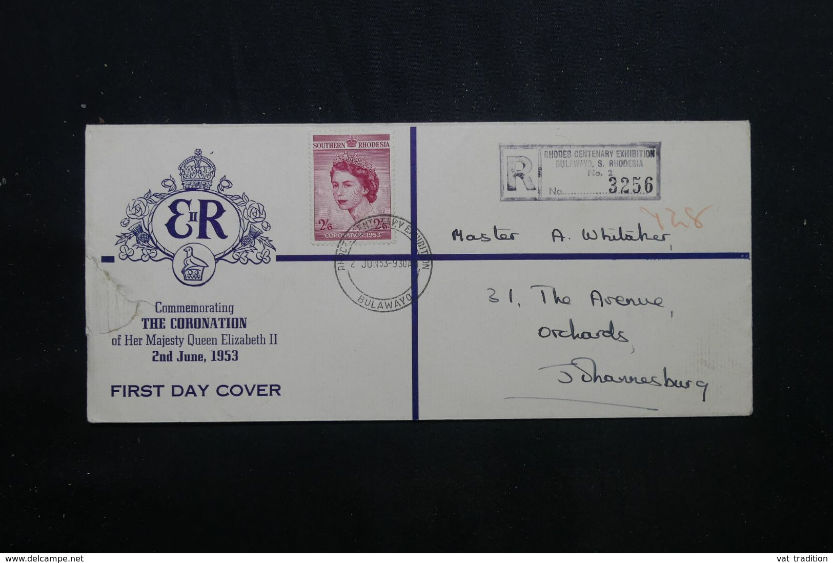 RHODÉSIE DU SUD - Enveloppe FDC En 1953  - Reine Elisabeth - L 70809 - Southern Rhodesia (...-1964)