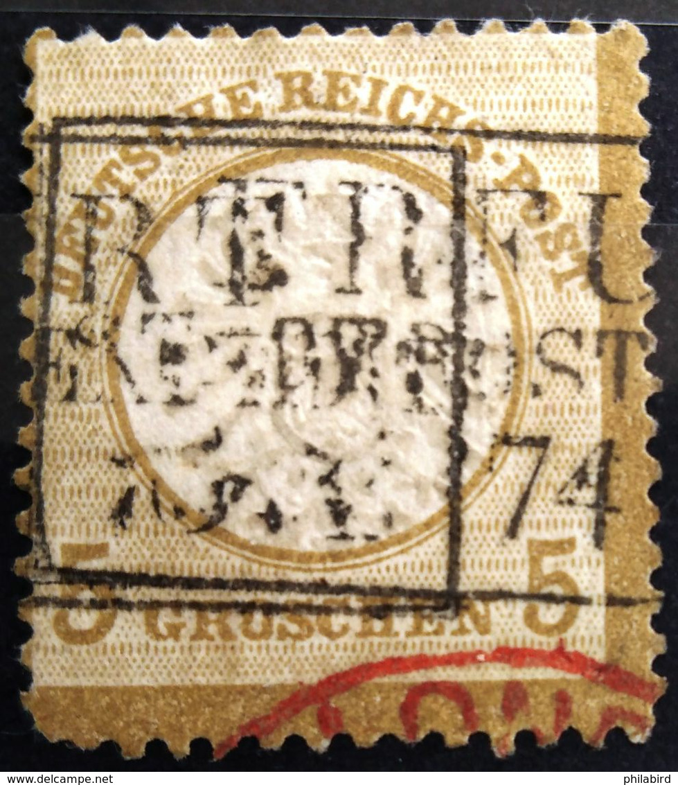 ALLEMAGNE EMPIRE                      N° 19                   OBLITERE - Oblitérés