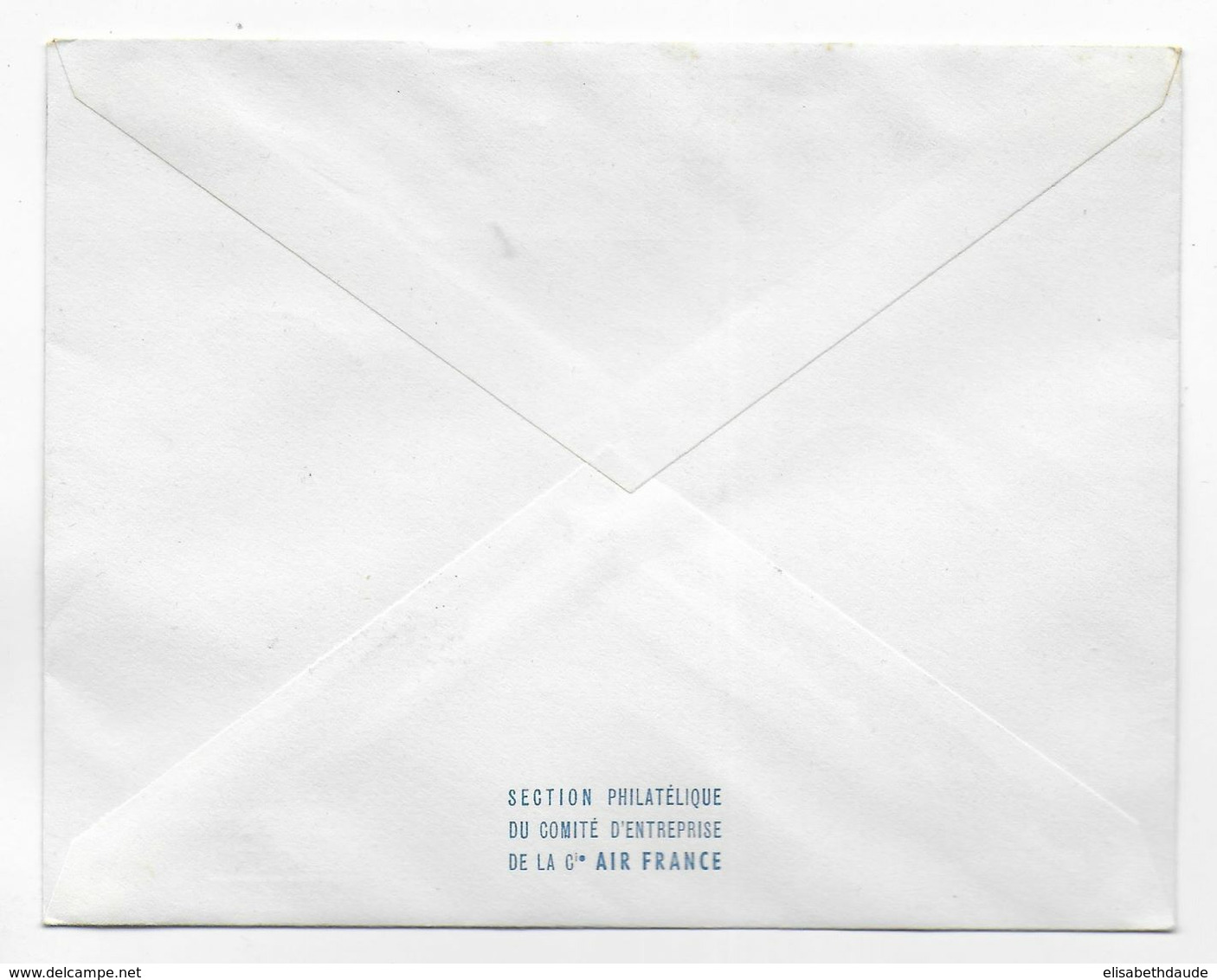 1955 - ALGERIE - ENVELOPPE Par AVION 1° LIAISON POSTALE AERIENNE AIR FRANCE De ALGER => EL OUED - Poste Aérienne