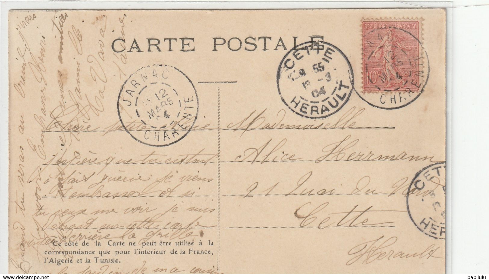 DEPT 16 : Lire Le Dos Edit. L Lebon N° 8 : Jarnac Rue Abel-Guy , Inondation Du 19 Février 1904 - Jarnac