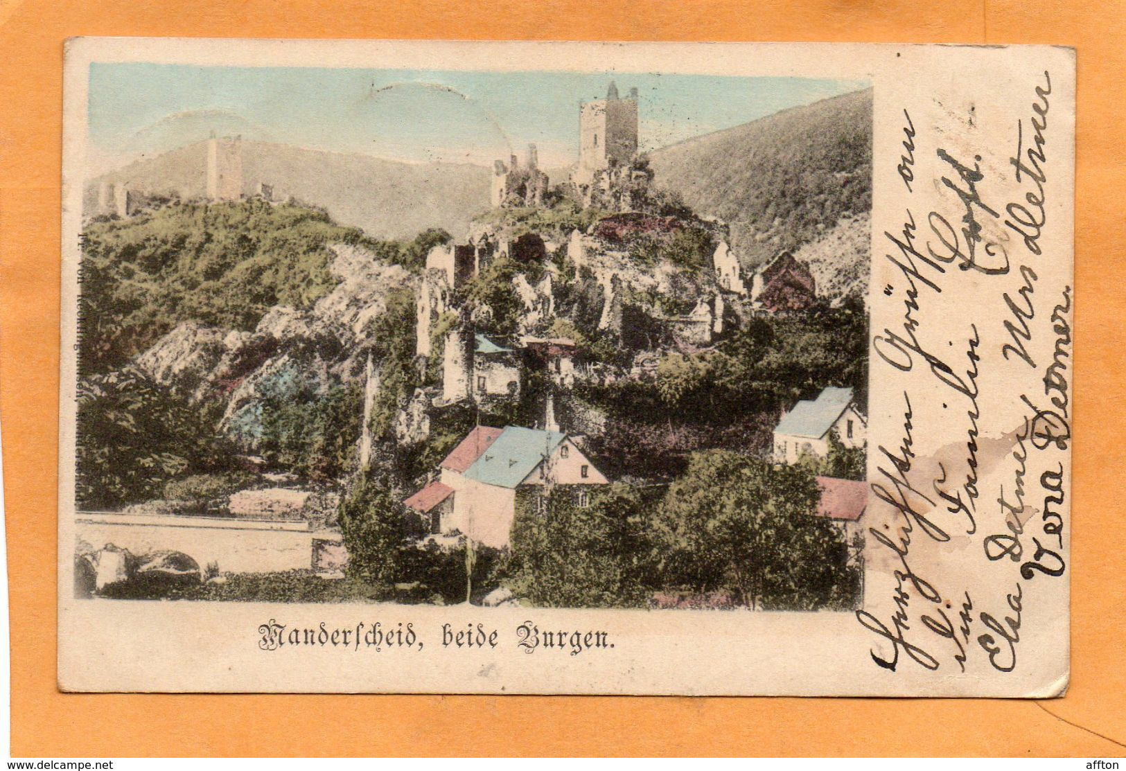 Manderscheid Germany 1900 Postcard - Manderscheid