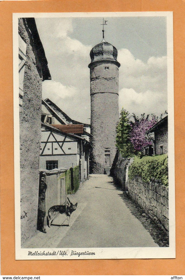 Mellrichstadt Germany 1920 Postcard - Mellrichstadt