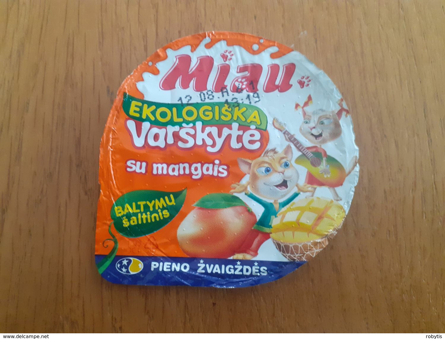 Lithuania Litauen Curd With  Top Cats - Milk Tops (Milk Lids)