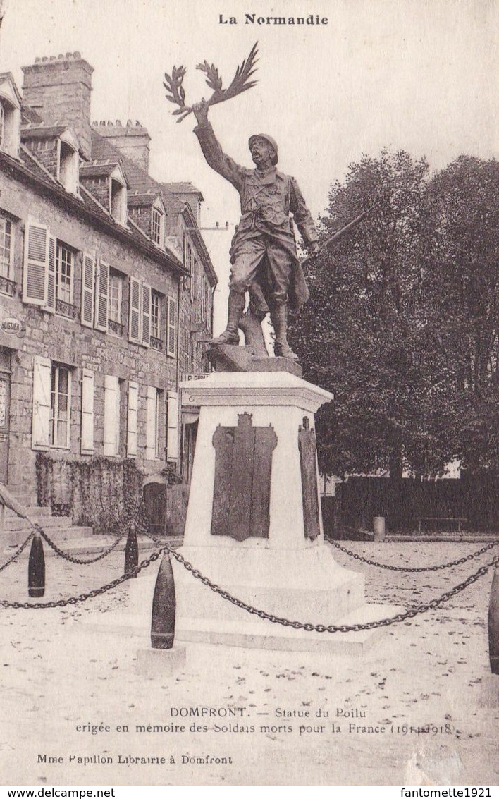 DOMFRONT STATUE DU POILU /GUERRE DE 14/18(dil164) - Domfront