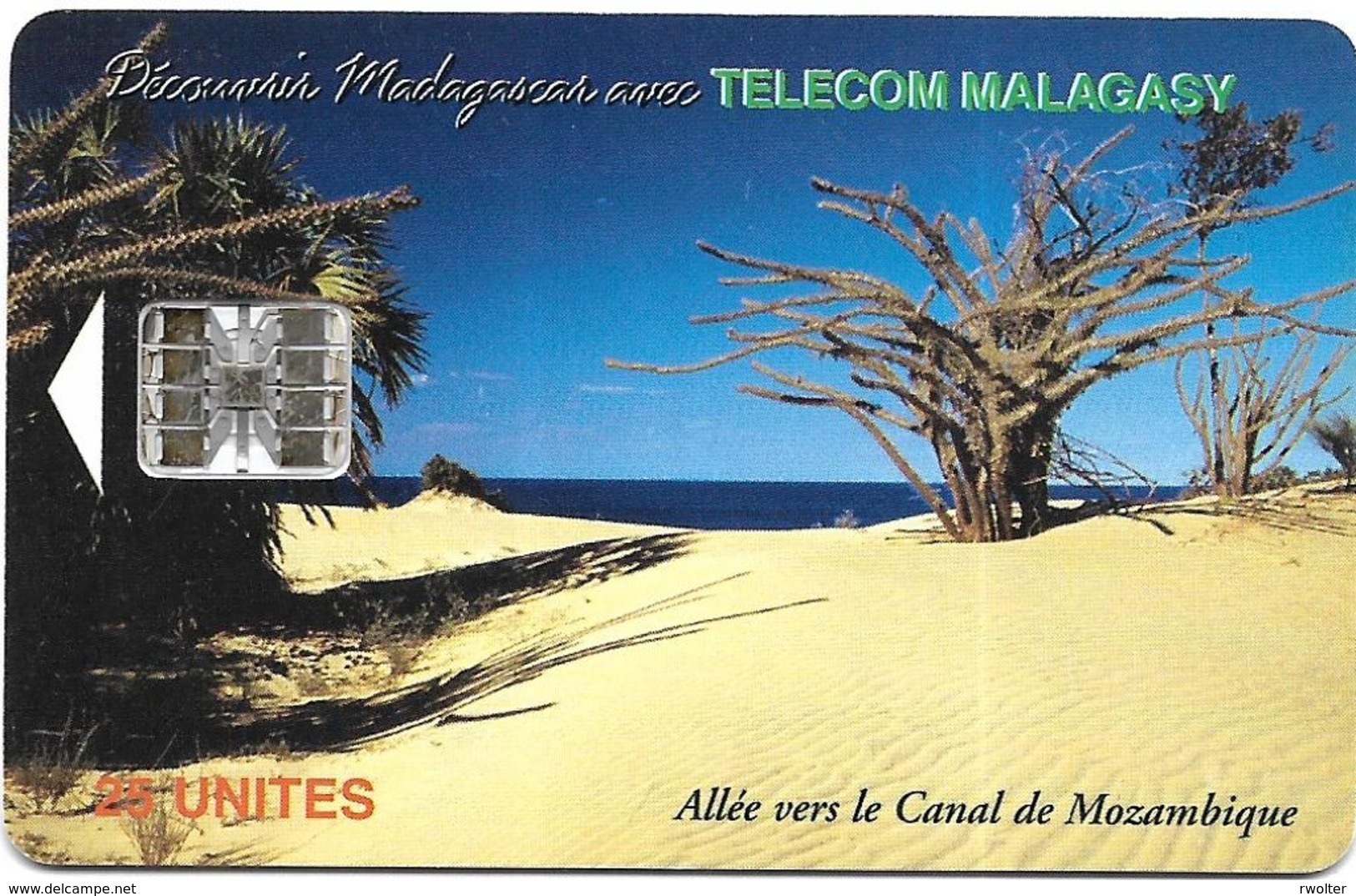 @+ TC De Madagascar : Beach (Canal De Mozambique) -  SC7 - 600 000ex ( Ref : MDG-26a) - Madagaskar